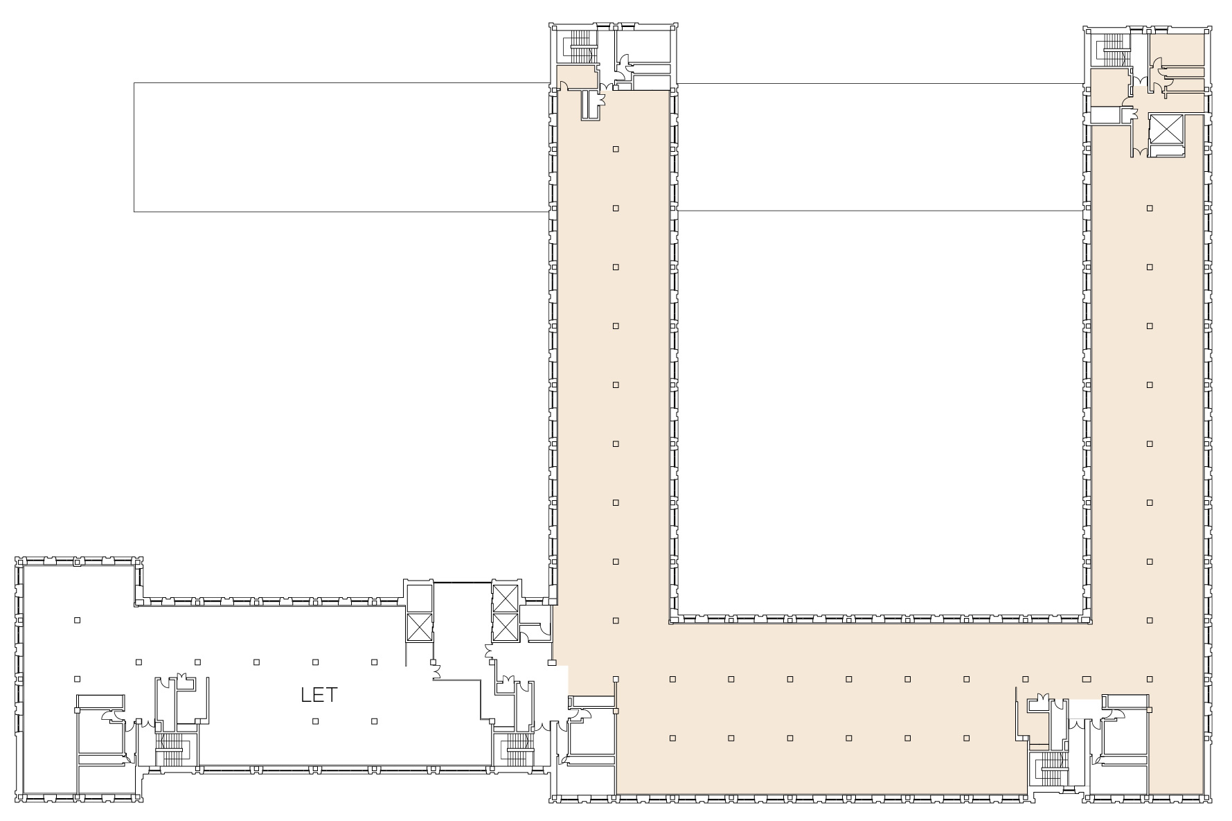 Third Floor - 23,450 sq ft (217 people)